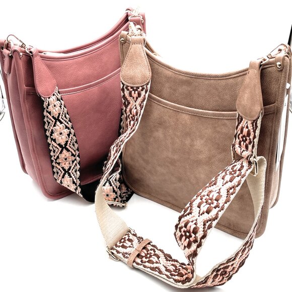 Women's Guitar Strap Curved Crossbody Bag New - Picture 3 of 3